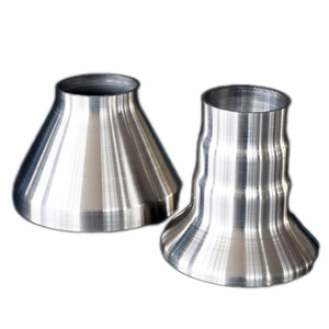 Nhà máy trực tiếp giá rẻ nhôm thép kim loại quay đèn Bìa Ánh sáng Cone Shade trong tấm chế tạo kim loại - Product Image 2