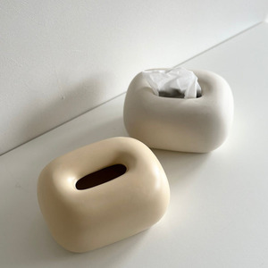 Moderna Caja <span class=keywords><strong>de</strong></span> Servilletas <span class=keywords><strong>de</strong></span> Porcelana Blanca, Impermeable y Duradera, Decoración Portátil para el Hogar, para Mesas <span class=keywords><strong>de</strong></span> Café y Comedor - Product Image 1