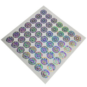 थोक रजत होलोग्राफिक 3D चित्र इलेक्ट्रॉनिक स्मार्ट घड़ी सूरज ग्लास मोबाइल फोन ऑटो बैंक जालसाजी लेबल स्टीकर - Product Image 6