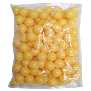 Balle de tennis de table ABS <span class=keywords><strong>prix</strong></span> de gros d'usine 40 mm <span class=keywords><strong>jeu</strong></span> de balle de tennis de table blanc et orange sans couture et utilisation quotidienne - Product Image 1