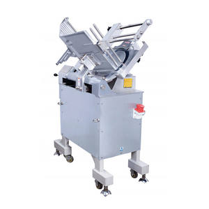 Nouvelle machine à découper la viande congelée électrique automatique commerciale, machine à découper la viande verticale, épaisseur réglable, lame en acier inoxydable - Product Image 2