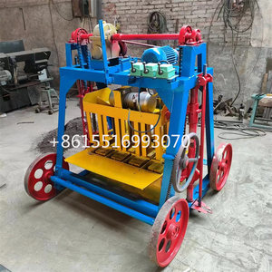 Machine mobile de fabrication de pavés pour la pose de briques d'argile Machine de moulage de blocs creux pour la construction de <span class=keywords><strong>ciment</strong></span> - Product Image 4