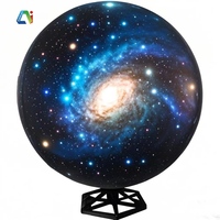 Affichage à LED sphérique d'intérieur créatif de qualité haut de gamme P1.2 P1.5 360 ° Immersive Naked Ball Sphere LED Video Wall Business Mall