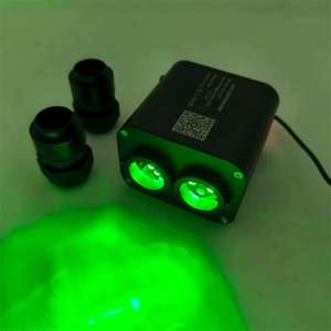 Kit Starlight 20W RGBW LED tête d'affiche 2 têtes <span class=keywords><strong>de</strong></span> lumière étoile à fibre optique pour <span class=keywords><strong>voiture</strong></span> avec télécommande RF et contrôle APP Twinkle Starry Sky - Product Image 5