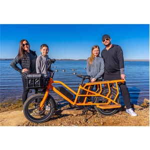 City Recreational 960WH 750W 20*3,0 Bicicleta de batería eléctrica de asiento largo con asiento para niños - Product Image 3