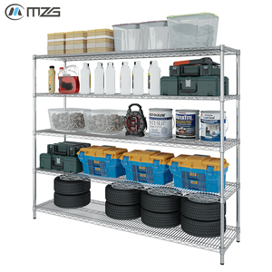 MZG - Sistema de Almacenamiento de Alambre de 5 Niveles, Resistente y Ajustable, Organizador de Equipos de Garaje Personalizado al por Mayor - Product Image 2