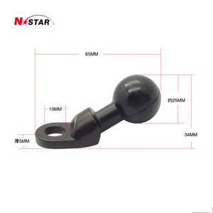 Supporto Flessibile per Cellulare da Bicicletta, Staffa di Montaggio per Specchietto, Supporto per Telefono da Moto con Base Angolata e Adattatore a Sfera da 10mm - Product Image 2