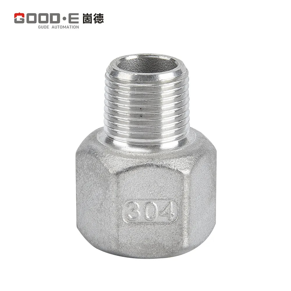 GOOD-E 1/2NPT 1/4NPT 1/8 NPT mâle en acier au carbone réducteur adaptateur femelle raccords de tuyaux en cuivre