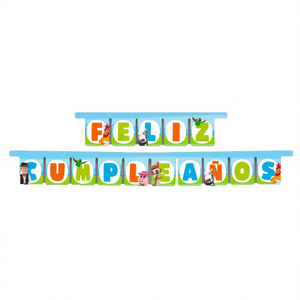 Guirlande de fête Joyeux Anniversaire Ferme de Zenon 3M Lot de 2 - Product Image 2