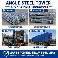 Torre de Telecomunicaciones Autoportante de Acero Angular Q345 Galvanizado en Caliente, Personalizable de 25m-70m, Mástil de Comunicación para Antenas 4G 5G