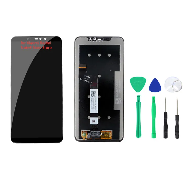 Free Tools Mobile Phone Lcds Touch Screen Displays for Xiaomi Redmi Note6 pro MI 5S Plus MI6 Note3 3 xiaomi mi band 6