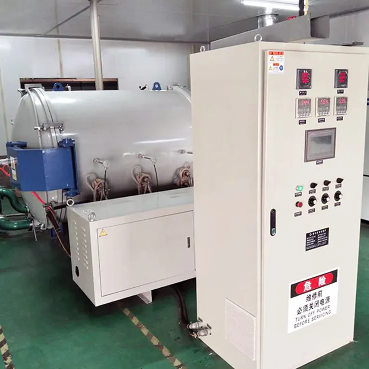 Horizontal industrial heating equipment in powder metallurgy industry