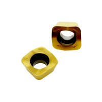Plaquettes de fraisage en carbure monobloc SOMT100420ER-GM à 4 dents avec dents de coupe convexes