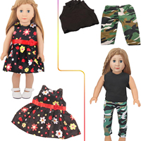 MSYO Vente en gros – Poupées réalistes en polyester de 18 pouces pour garçons et filles, ensemble de 10 pièces avec vêtements interchangeables, modèle de jouet de dessin animé