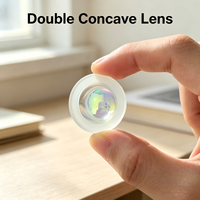 35mm Diameter 5mm Edge Thickness High Transmittance Double Concave Lens for Dental Loupes Optical Observation Assemblies