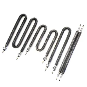 straight type 220v 1.5kw electric air finned tubular heater heating element