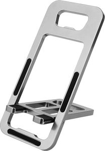 Portable Stainless Steel Mobile Phone Holders Multi-Angle Aluminum Alloy Adjustable Cell Phone <b>Stand</b> - Product Image 1