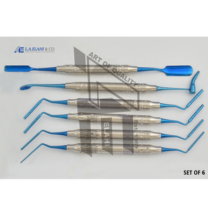 Kit de greffe de tissu osseux dentaire premium 2026 – Équipement de nettoyage et de remplissage pour implants dentaires avec plugger et packer en titane bleu - Product Image 2