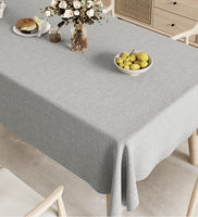 Nappe en coton et lin, nappe rectangulaire japonaise unie, luxueuse et haut de gamme, tapis de table à thé