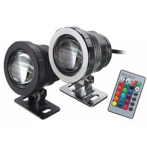 Faretto <span class=keywords><strong>LED</strong></span> Subacqueo RGB Impermeabile per Fontane, Laghetti, Acquari, Giardini e Piscine - Product Image 1
