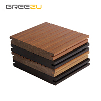Greezu Pisos de bambú para exteriores Eco bosque cubierta de bambú cubiertas de suelo de bambú carbonizado