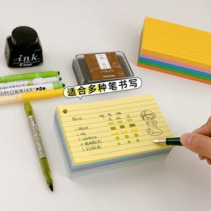 Colorful <b>Sticky</b> <b>Notes</b> Double-sided LineLearning Record Portable Memo Pad Support Customization Wholesale Promotion - Product Image 3