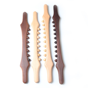 Acht-Perlen-Zehn-Perlen-Holztherapie-Schaber Meridian-Bagger-Fuß massage werkzeug Beauty Health Wood Scrap ing Stick Massage - Product Image 6