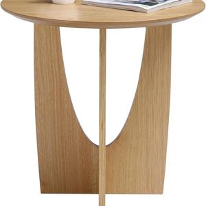 Mesa Auxiliar Redonda Moderna de Madera para Sala de Estar o Dormitorio, Muebles para el Hogar - Product Image 3