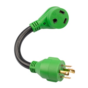 <span class=keywords><strong>Adaptateur</strong></span> <span class=keywords><strong>pour</strong></span> générateur, <span class=keywords><strong>30</strong></span> A mâle vers <span class=keywords><strong>30</strong></span> A femelle, NEMA L14-<span class=keywords><strong>30</strong></span> mâle vers TT-<span class=keywords><strong>30</strong></span> femelle RV Dogbone Adapter Plug - Product Image 3