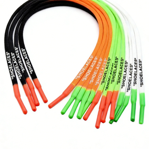 <span class=keywords><strong>Lacets</strong></span> personnalisés en gros avec <span class=keywords><strong>embouts</strong></span> en silicone, <span class=keywords><strong>lacets</strong></span> ovales en polyester en vrac pour baskets - Product Image 6