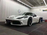 Kits de carrosserie de style SP pour Ferrari 458 demi-fibre de carbone modifiée pare-chocs avant et arrière capot moteur jupes latérales larges kits de carrosserie automobile