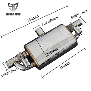Échappement Valvetronic Valvedrum avec télécommande, silencieux à valve pour Borla <span class=keywords><strong>Remus</strong></span> Magnaflow Standard 2 pouces/2,5 pouces/3 pouces - Product Image 2