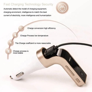 Bộ Phát <span class=keywords><strong>FM</strong></span> Không Dây Rảnh Tay Bộ Sạc Xe Hơi G7 Bộ Phụ Kiện Xe Hơi Bluetooth Không Dây <span class=keywords><strong>AUX</strong></span> BT Máy Nghe Nhạc MP3 Máy Nghe Nhạc Mp3 Xe Hơi - Product Image 3