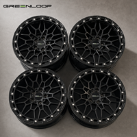 GREENLOOP 17X 10 18X 9 19X10 Jantes forgées fonctionnelles Beadlock pour BMW 540 Argent Quincaillerie ET25 PCD 5X112 CB66.6