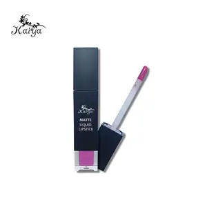 Custom Logo Organic Lips Cosmetic No Fading Without Crack Pink One Step Vivid Shades Matte Liquid Lipstick