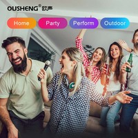Système de sonorisation professionnel 2025 à 5 haut-parleurs pour machine de karaoké avec audio haute résolution et commande vocale pour système de cinéma maison