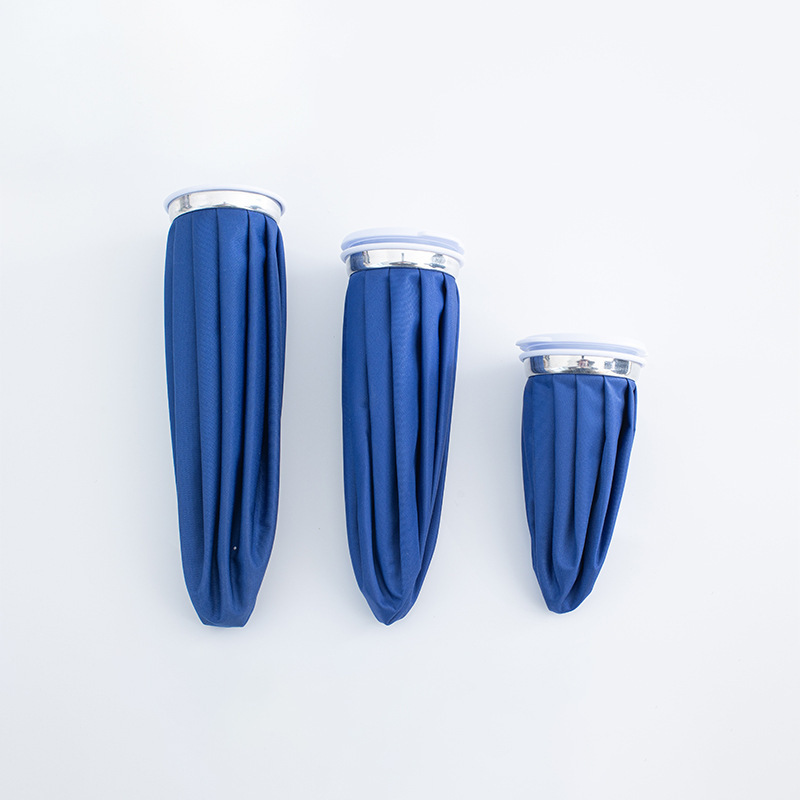 Royal Blue Thickened Water Injection Cloth Ice Bag Foldable Physiotherapy Cooling Ice Pack for Sprains