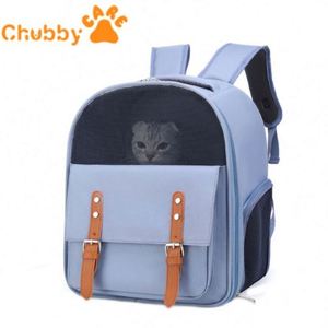 Wholesale Portable and Breathable Large Capacity <b>Cat</b> Bag Oxford Portable Pet Carrier Dog Hiking <b>Backpack</b> - Product Image 1