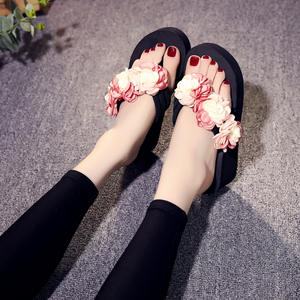 Sandalias Planas Casuales <span class=keywords><strong>de</strong></span> Verano con Flores para Mujer - Product Image 4