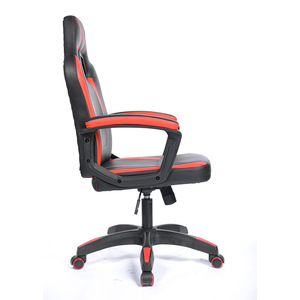 Fauteuil de jeu convertible en cuir bleu, design traditionnel, vérin à gaz 4 positions, pieds coniques, livraison gratuite, pièces de rechange - Product Image 2