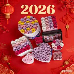 Wholesale Flower Mother's Day Gift Long Life Lasting Real Natural Everlasting Immortal Forever Eternal Preserved <b>Rose</b> in <b>Box</b> - Product Image 2