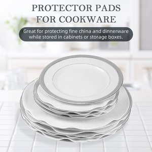 Protecteurs de casseroles et poêles en polyester Offre Spéciale avec diviseurs de plaques en feutre - Product Image 3
