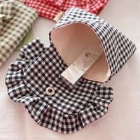 Nouvelle Pochette à Monnaie en Polyester à Carreaux Style Urbain Simple, Porte-Cartes Portable à Rabat pour Étudiants, Étui pour Cartes d'Identité, Sac à Serviettes Hygiéniques pour Femmes