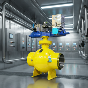 Válvula de bola neumático-hidráulica totalmente soldada - A prueba de explosiones para la industria petroquímica Q867F/H/Y Accionada neumático-hidráulicamente - Product Image 5