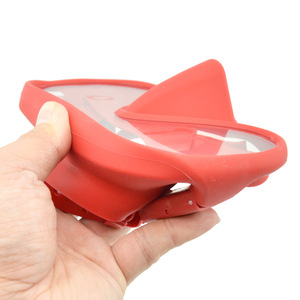 Masque de plongée en silicone liquide, verre trempé à une seule fenêtre, anti-buée, pliable, vue large à 180°, sports nautiques, DM 408 - Product Image 1