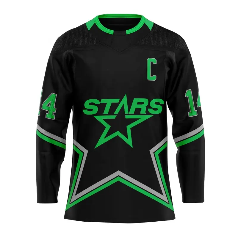 Premium-Qualität Großhandels preis benutzer definierte Team Name Eishockey Trikot Uniform und Hockey-Shirt