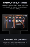 Terminal de Escritorio Inteligente SUNMI D3, Conjunto Completo, Pantalla FHD de 15.6 Pulgadas, Cadena de Comida Rápida, NFC Integrado, Logotipo Personalizado, Máquina POS