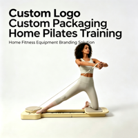 Plateforme de Pilates portable multifonctionnelle pour le yoga et le fitness, entraînement du tronc, machine de Pilates pliable pour la maison