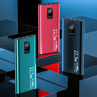 Coque métallique PD18W TYPE-C bidirectionnel charge rapide QC3.0 PD22.5w charge Super rapide 10000mah batteries externes