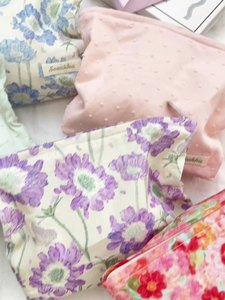 Borse per cosmetici floreali eleganti-sacchetti per il trucco in poliestere resistente, leggeri e portatili con grande capacità per i <span class=keywords><strong>viaggi</strong></span> - Product Image 6